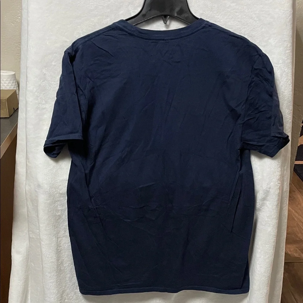 Gildan Navy Blue Cat Speech Bubble T-Shirt Men’s Size L